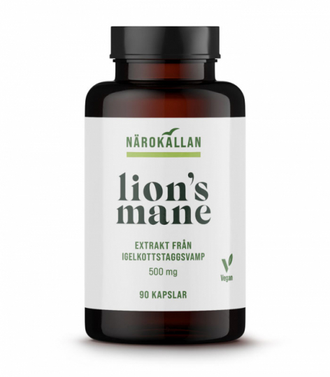 NÄROKÄLLAN LIONS MANE 500MG 90 KAPSLAR