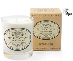 LUXURY CANDLE MILK-COTTON 200G