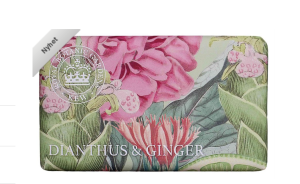 LUXURY SHEA BUTTER SOAP DIANTHUS & GINGER 240G
