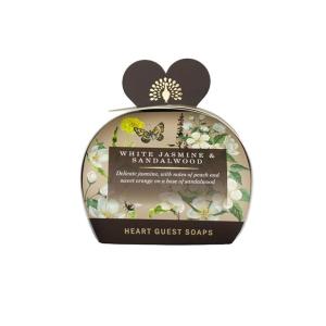LUXURY HEART SOAPS WHITE JASMIN 3X20G