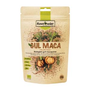 RAWPOWDER MACA GUL PULVER 200G EKO
