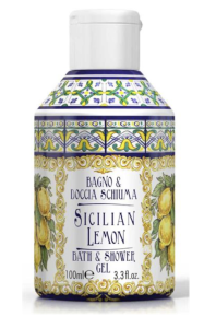 MAIOLICHE SICILIAN LEMON BATH & SHOWER GEL 100ML TRAVEL SIZE  