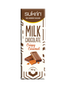 SUKRIN MILK CHOCOLATE CRISPY CARAMEL 40G