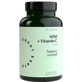 GREAT EARTH MSM+VITAMIN C 120 TAB VEGAN