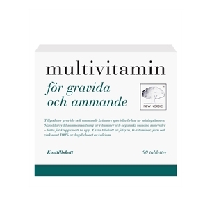 NEW NORDIC MULTIVITAMIN FÖR GRAVIDA 90TAB