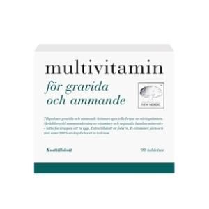 NEW NORDIC MULTIVITAMIN FÖR GRAVIDA 90TAB