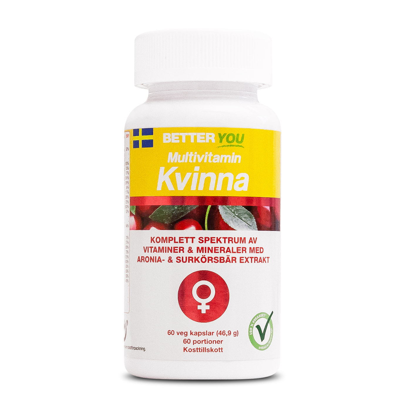 BETTER YOU MULTIVITAMIN KVINNA 60KAPS