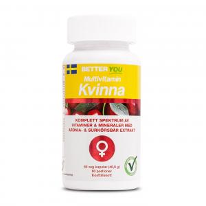 BETTER YOU MULTIVITAMIN KVINNA 60KAPS
