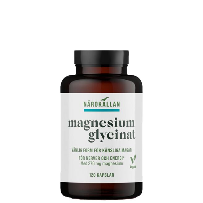 NÄROKÄLLAN MAGNESIUM GLYCINAT 120 KAPSLAR