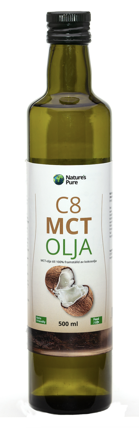 NATURES PURE C8 MCT OLJA 500ML
