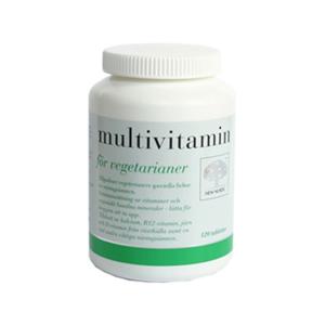 NEW NORDIC MULTIVIT VEGETARIAN 120 TABLETTER