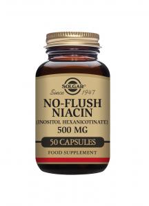 SOLGAR NO-FLUSH NIACIN 500MG 50KAP