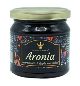 NORDIC CROWN ARONIA MARMELAD 210G