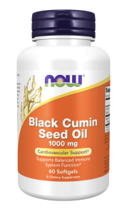 NOW BLACK SEED OIL 1000MG 60SOFTGELS