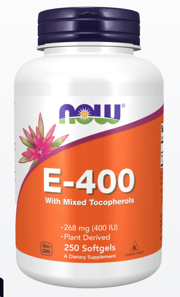 NOW FOODS E-400 250 KAP