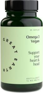 GREAT EARTH OMEGA 3 VEGAN 60 KAP