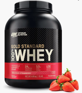 OPTIMUM NUTRITION GOLD STANDARD 100% WHEY DELICIOUS STRAWBERRY 2,27KG