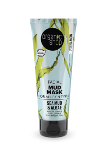ORGANIC SHOP FACIAL MUD MASK SEA MUD & ALGAE 75ML