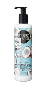 ORGANIC SHOP DAILY CARE SHOWER GEL COCONUT & SHEA 280ML 