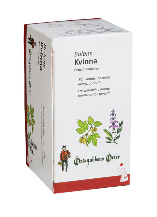 ÖRTAGUBBEN BALANS KVINNA 20 PÅSAR