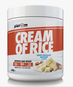 PER4M CREAM OF RICE WHITE COCOLATE HAZELNUT 450G