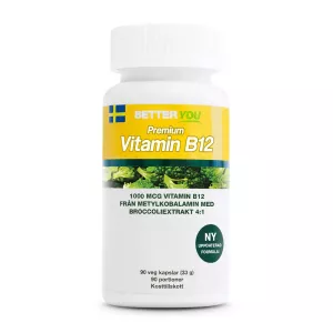 BETTER YOU PREMIUM VITAMIN B12 1000MCG 90 KAPSLAR