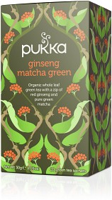 PUKKA TE GINSENG MATCHA GREEN 20 PÅSAR