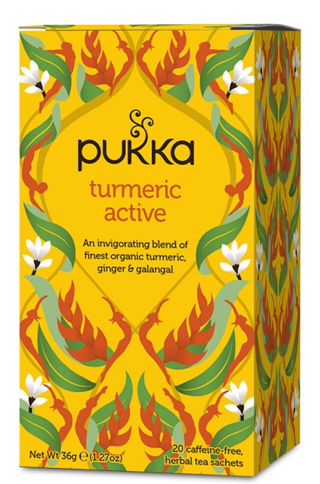 PUKKA TE TURMERIC GINGER & ORANGE