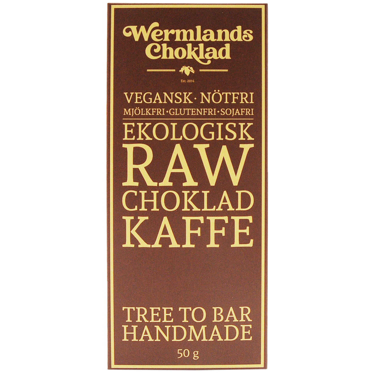 WERMLANDSSCHOKLAD  KAFFE 50G