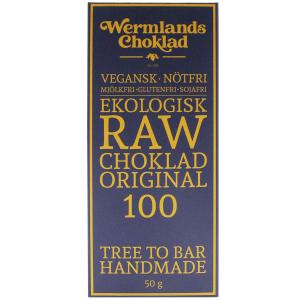 WERMLANDSCHOKLAD RAW ORIGINAL 100 50G