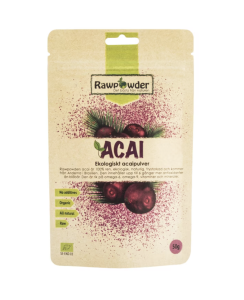 RAWPOWDER ACAIBÄRPULVER FRYSTORKAD 50G EKO