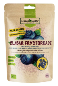 RAWPOWDER BLÅBÄR FRYSTORKADE 50G