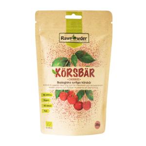 RAWPOWDER KÖRSBÄR SYRLIGA 200G EKO