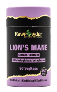 RAWPOWDER LIONS MANE 450 MG 90 KAPSLAR