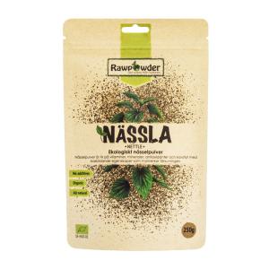 RAWPOWDER NÄSSELPULVER  250 G EKO