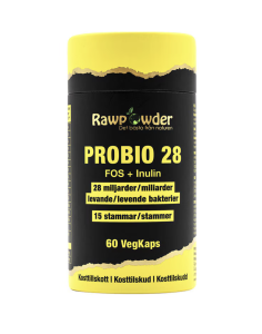 RAWPOWDER PROBIO 28 FOS + INULIN 60 VEGKAPS