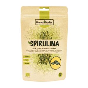 RAWPOWDER SPIRULINA 300 TABLETTER EKO