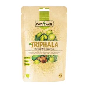 RAWPOWDER TRIPHALA PULVER 125G EKO