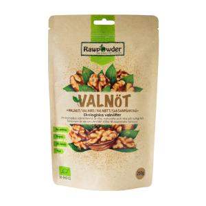RAWPOWDER VALNÖTTER HALVOR 250G EKO 
