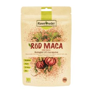 RAWPOWDER RÖD MACA 200G