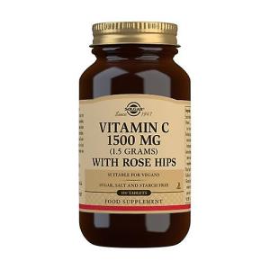 SOLGAR VITAMIN C ROSE HIPS 1500MG 180 TAB