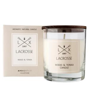 SCENTED CANDLE LACROSSE WOOD & TONKA 200G