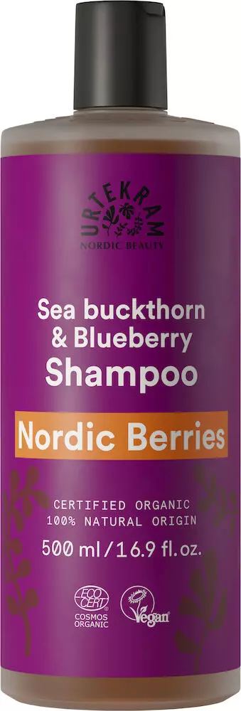 URTEKRAM SHOWER GEL NORDIC BERRIES SEA BUCKTHORN & BLUEBRRY 500ML