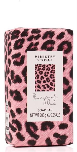 SOAP PINK ANIMAL PRINT POMEGRANATE OUD 200G