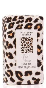 SOAP WHITE ANIMAL PRINT PEAR & TUBROSE 200G