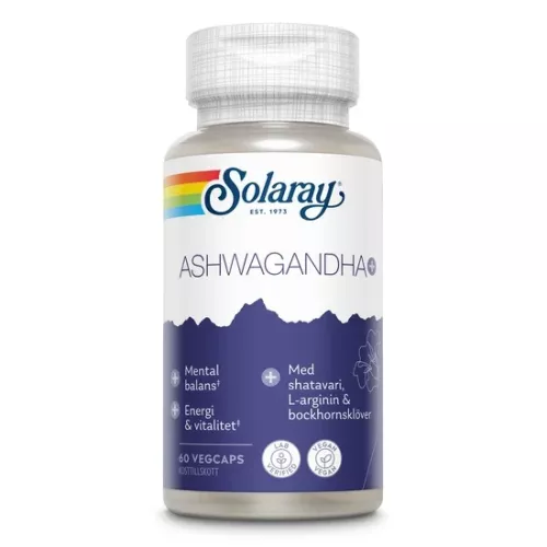 SOLARAY ASHWAGANDHA 60 KAPSLAR