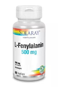 SOLARAY L-FENYLALANIN 500MG 60 KAPSLAR