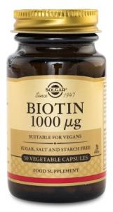 SOLGAR BIOTIN 1000MCG 50TAB