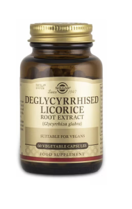 SOLGAR DEGLYCYISED LICORICE ROOT EXTRACT 60KAP 