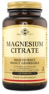 SOLGAR MAGNESIUM CITRATE 120 TABLETTER
